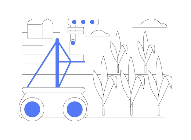 Robots de fenotipado ilustraciones de vectores de dibujos animados aislados