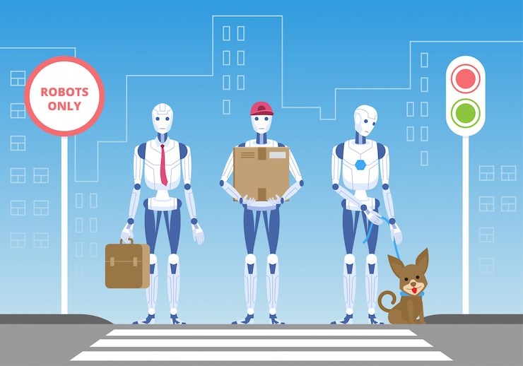 Vector robots y máquinas