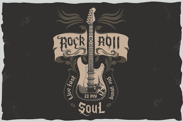 El rock and roll es mi alma.