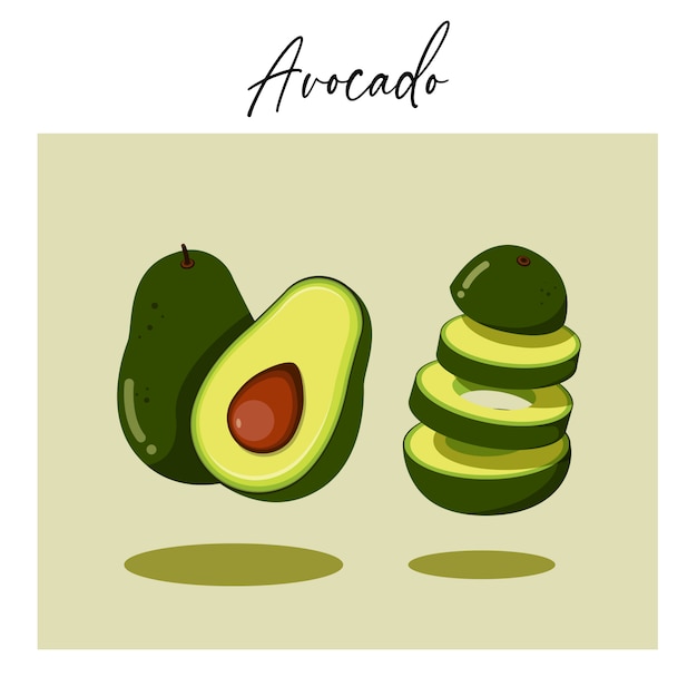 Rodajas de aguacate