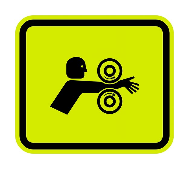 Los rodillos de brazo entrelazados el signo del símbolo derecho aislado en fondo blanco Ilustración vectorial EPS10