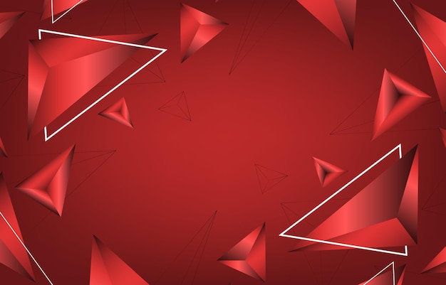 Rojo abstracto