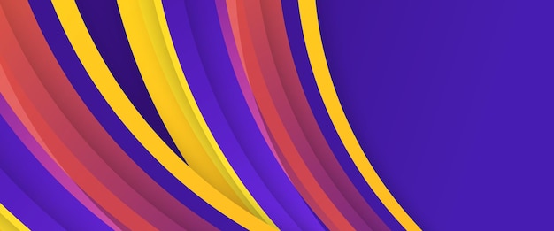 Rojo amarillo y púrpura violeta forma geométrica mínima estandarte abstracto para estandarte de negocios telón de fondo formal prestigioso voucher luxe invitar papel tapiz y fondo