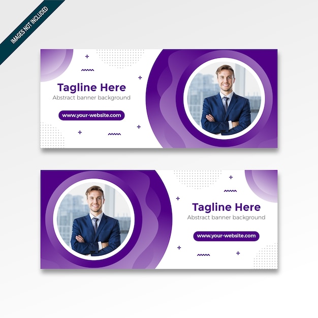 Roll up banner con diseño moderno