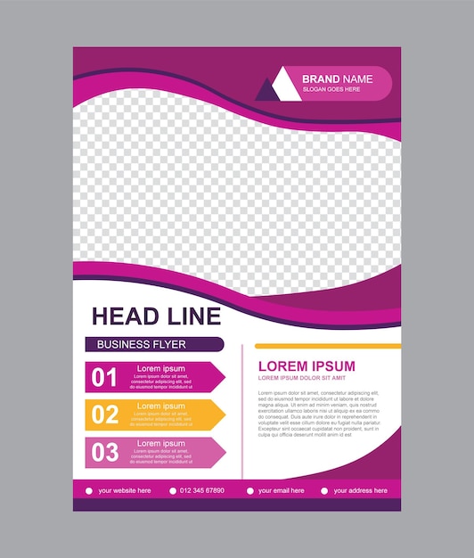 Vector roll up banner stand moderno diseño de bandera vertical con fondo abstracto puede ser