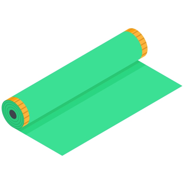 Rollos de tela isométricos