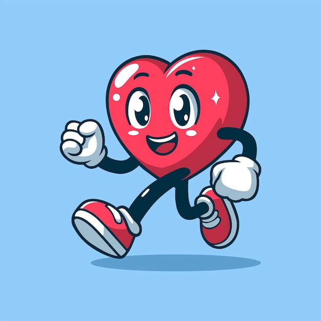 Romantic Retro Vibes Ilustración vectorial de Vintage Love Heart Shape para el Día de San Valentín 3