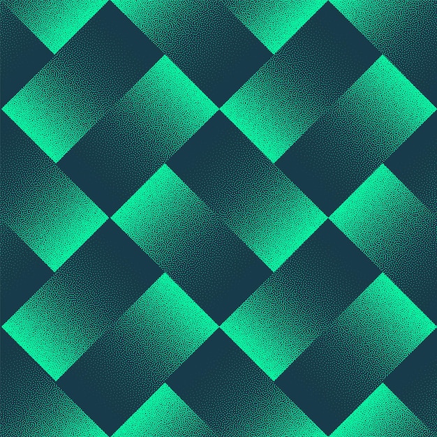 Rombo dividido patrón sin costuras vectorial de moda vívido turquesa fondo abstracto
