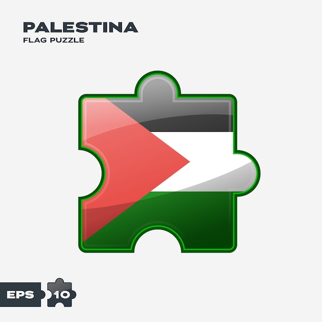 Rompecabezas de la bandera palestina