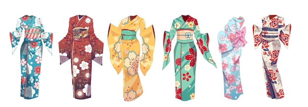 Ropa asiática tradicional kimono Ropa de verano yukata