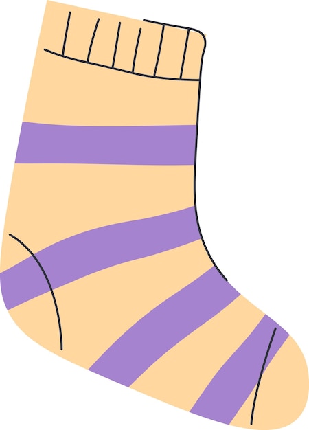 Ropa de calcetín de rayas