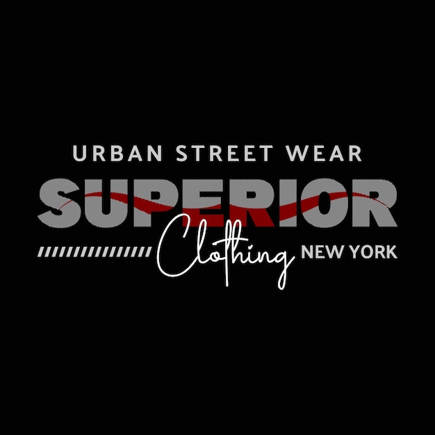 Ropa de calle urbana ropa superior diseño de vector de camiseta de nueva york