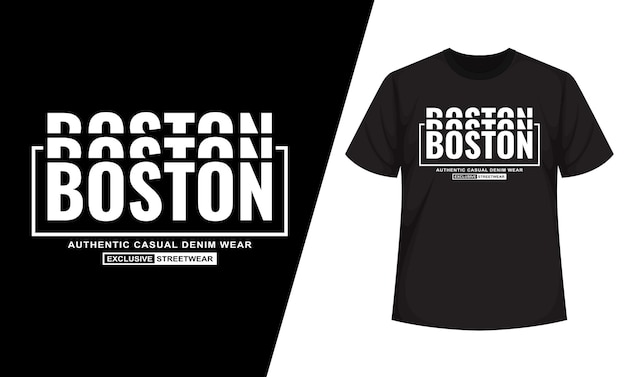 Ropa y camiseta de boston denim streetwear