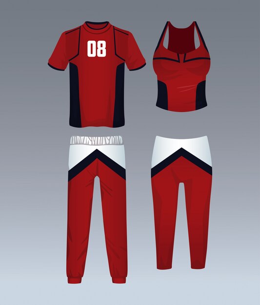 Ropa deportiva para hombres y mujeres