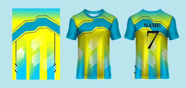 Ropa deportiva Jersey para fácil edición