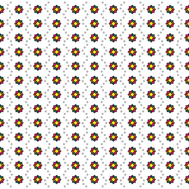 ROPA DISEÑO GEOMÉTRICO FLORAL Y DE ESTRELLAS