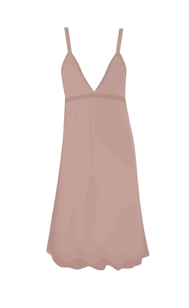 Ropa de dormir de pijama de noche de mujer Ilustración vectorial en estilo plano