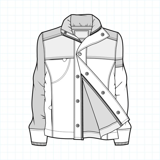 Vector ropa de exterior para abrigos y chaquetas