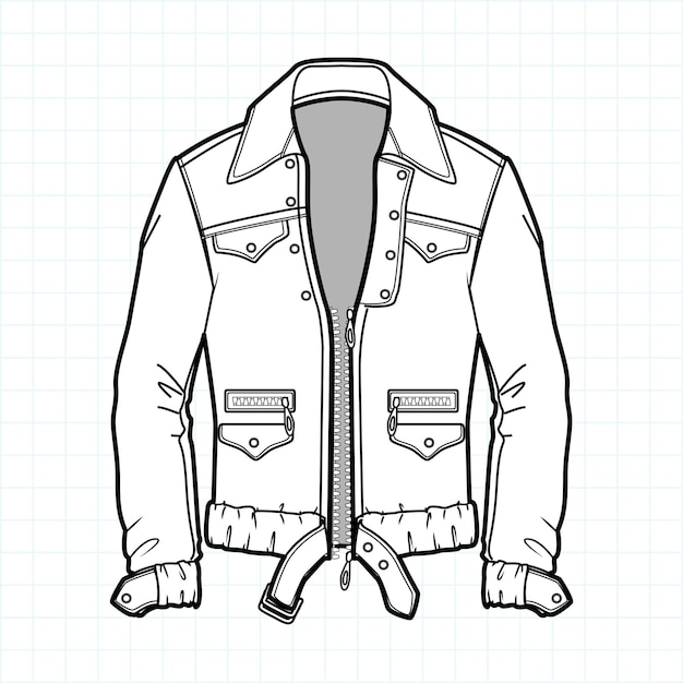 Vector ropa de exterior para abrigos y chaquetas