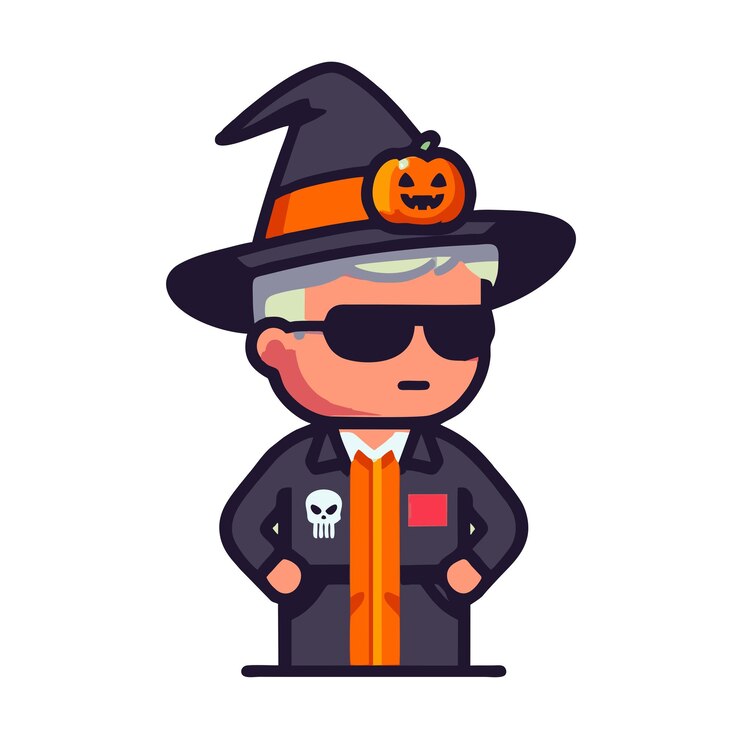Vector ropa de halloween para niños vectorial