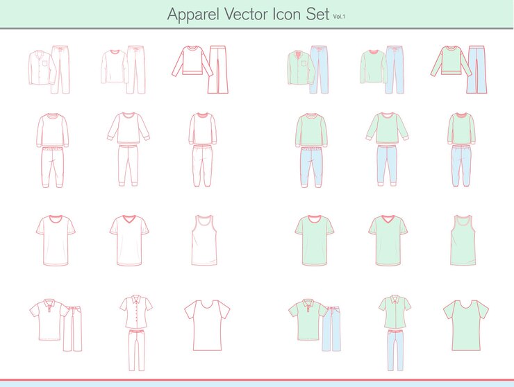 Vector ropa icono vector vestido icono de ropa icono de vestido arte de vestido niños niños niñas niños vestido