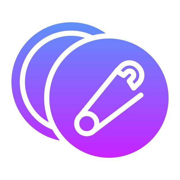 Ropa Ilustración del icono vectorial del icono de costura