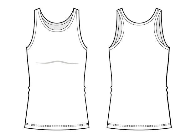 ropa interior masculina camiseta blanca en las vistas delantera y trasera