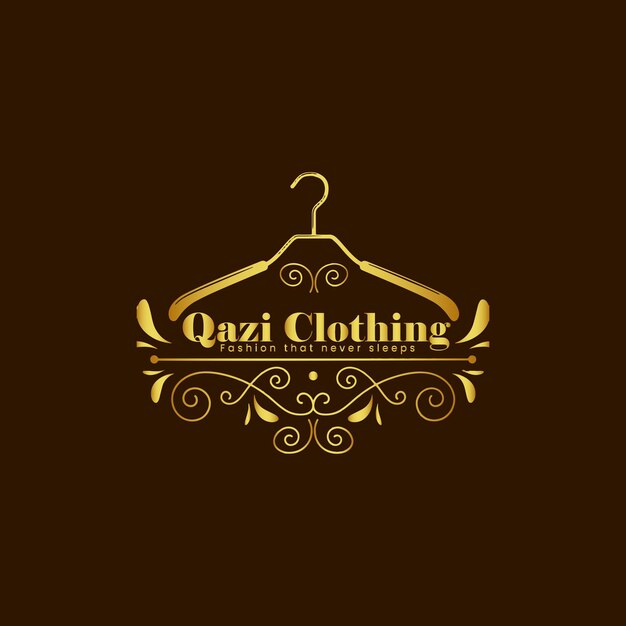 Ropa y logotipo de comercio electrónico