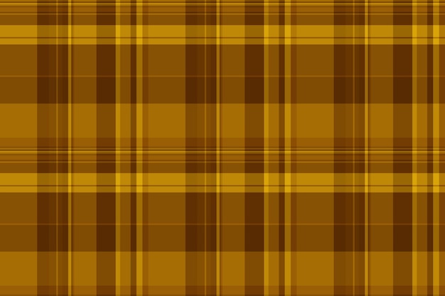 Ropa masculina textil sin costuras de fondo patrón mexicano comprobación de textura tela vectorial de tartan de piso a cuadros en colores ámbar y naranja