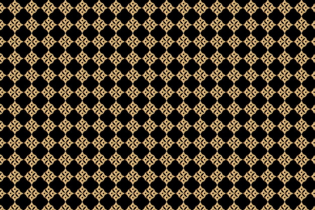 Ropa moderna textil sin costuras repetición diseño de patrón de tela o plantilla de vector dorado de fondo