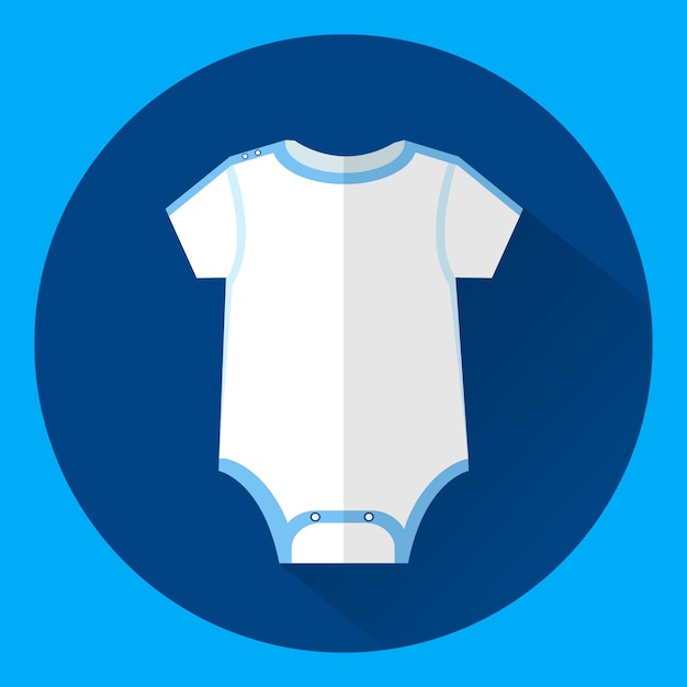 Vector ropa para niños en estilo plano.