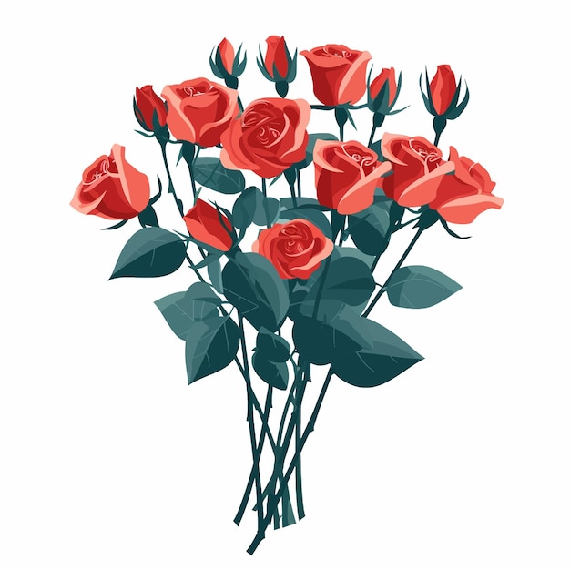 Ropa de rosas rojas día de San Valentín 77