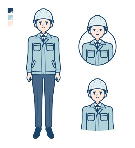 Ropa de trabajo simple hombreSonrisa