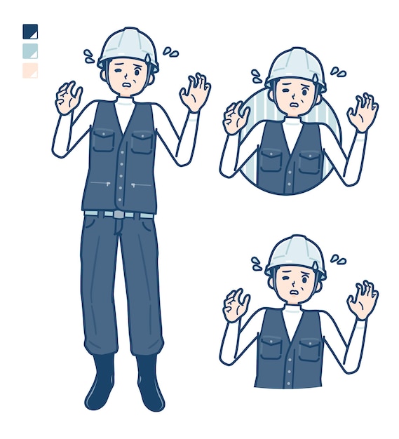 Ropa de trabajo simple medio manpanic