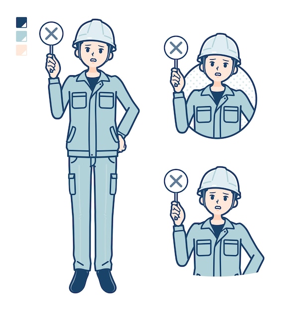 Ropa de trabajo simple Sitio de construcción mancrosspanel