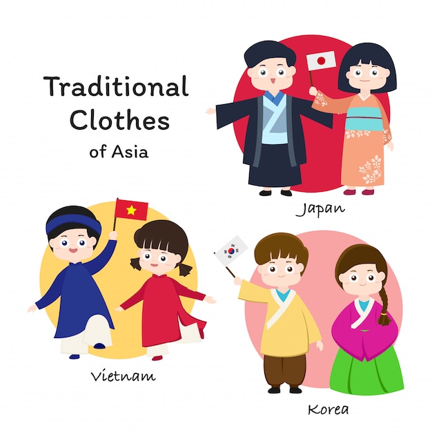 Ropa tradicional asiática