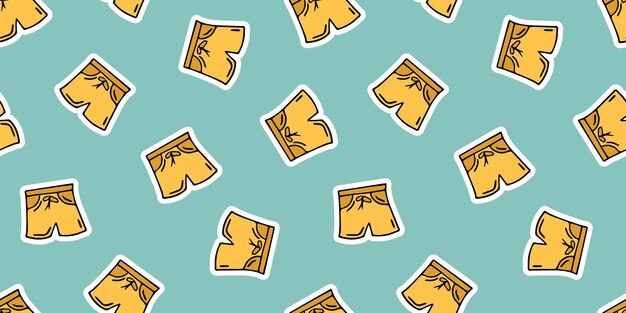 ropa traje de baño bañador sombrero patrón sin costuras el patrón ejemplo de patrón de tarjeta postal