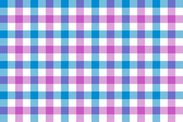 Rosa azul comprobar tela textura fondo de patrones sin fisuras