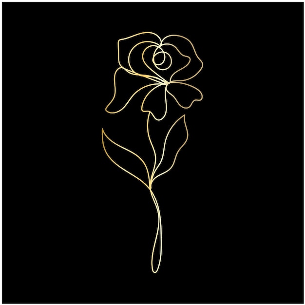 una rosa blanca con una hoja de oro