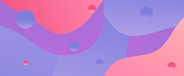 Rosa y púrpura violeta minimalista gradiente abstracto simple pancarta con formas de onda diseño vectorial para presentaciones volantes carteles de fondo invitaciones de informe anual