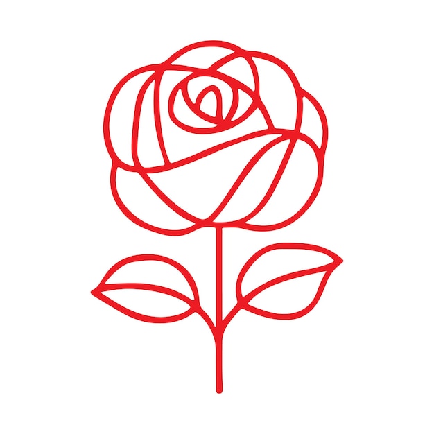 Una rosa roja con una cinta roja y una rosa roja