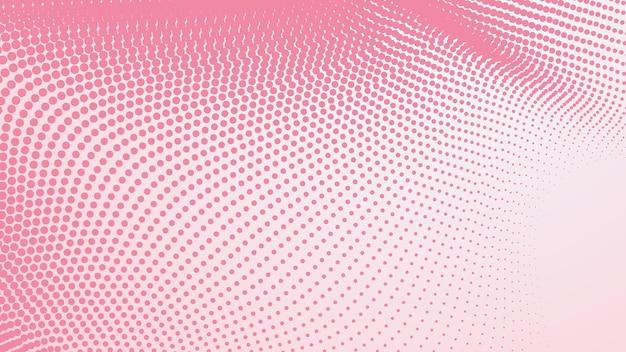 Rosado pastel con fondo abstracto de punto de medio tono para el telón de fondo
