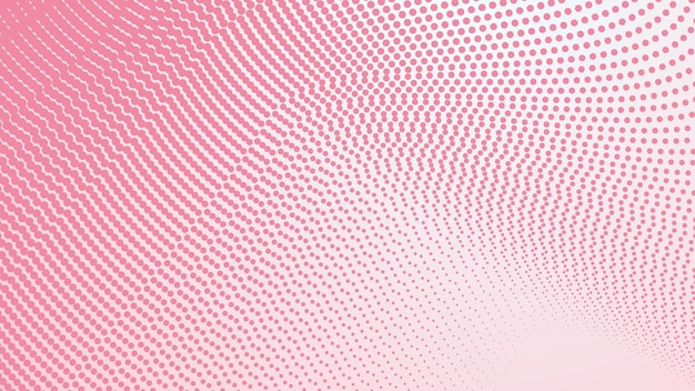 Rosado pastel con fondo abstracto de punto de medio tono para el telón de fondo