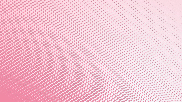 Rosado pastel con fondo abstracto de punto de medio tono para el telón de fondo