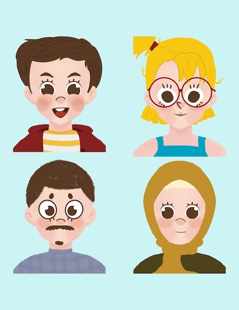 el rostro de la familia