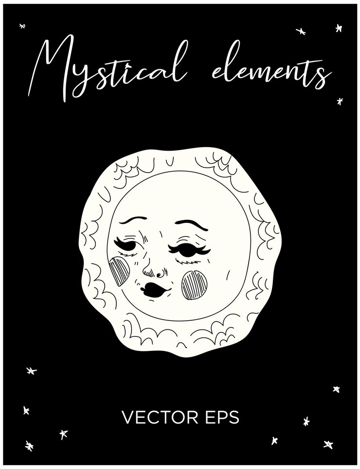El rostro místico de la luna