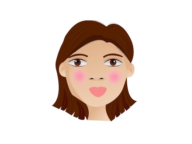rostro de la mujer