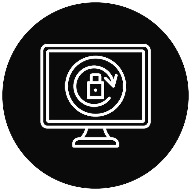 Rotar automáticamente el icono del vector Se puede utilizar para imprimir el conjunto de iconos