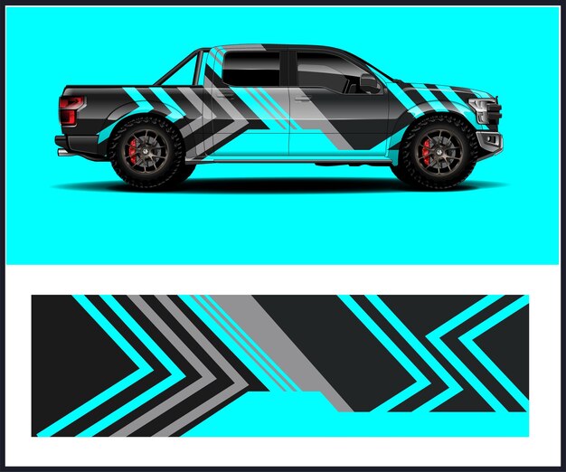 Una rotulación de coche que diga "camión".