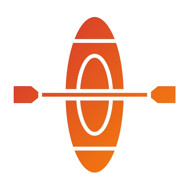 Vector rowing icon style